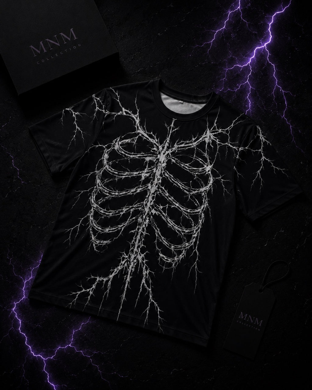 Sasuke Collection  – Lightning Ribcage Oversized Tee