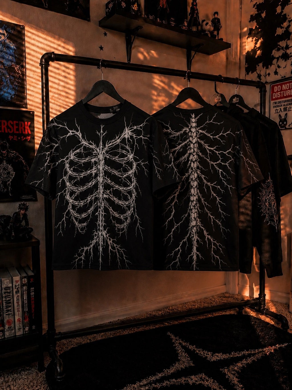 Sasuke Collection  – Lightning Ribcage Oversized Tee