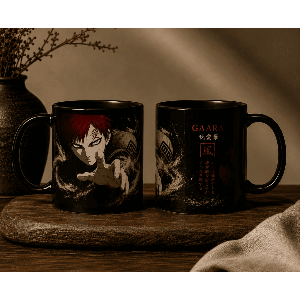 Gaara Anime Coffee Mug — 11/15oz Accent Mug