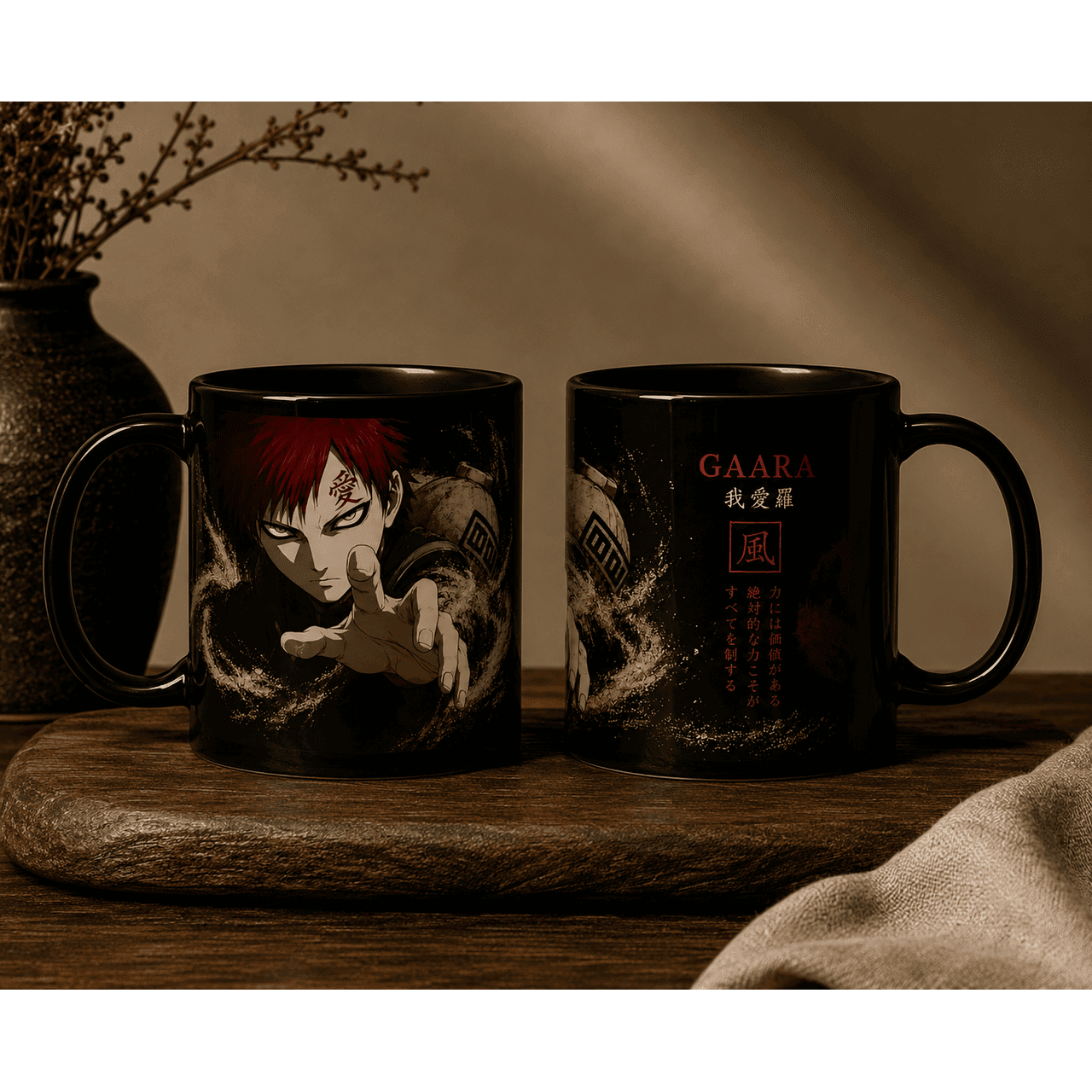 Gaara Anime Coffee Mug — 11/15oz Accent Mug