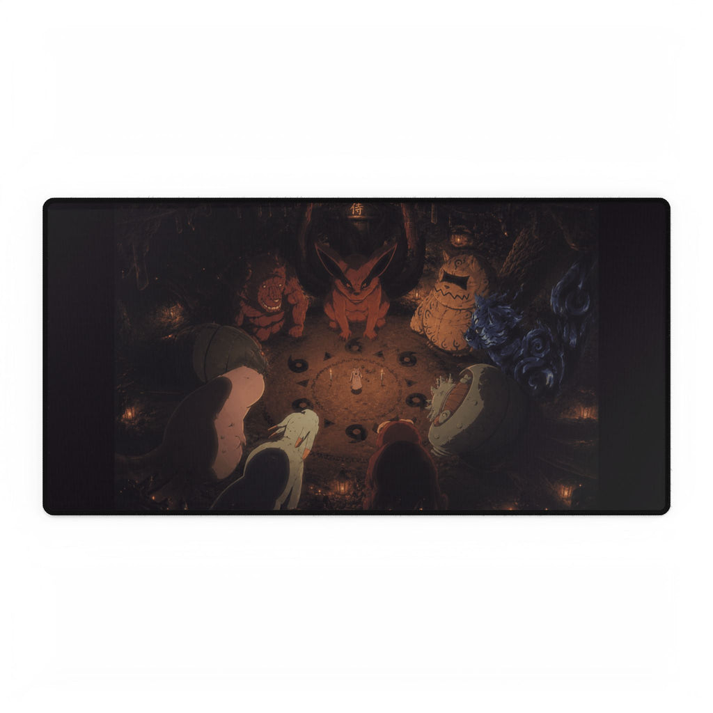 Tailed Beasts Gathering Desk Mat — Anime Extended Gaming Mouse Pad | Dark Mystical